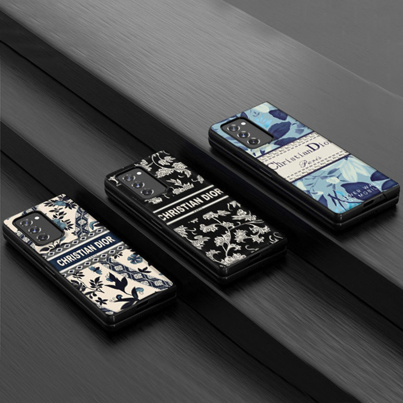 Dior花柄GalaxyZfold/fold2ケース全面保護レディースメンズ