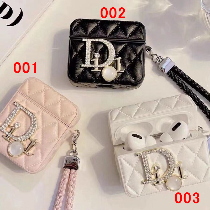 ディオールブランドairpods pro2ケースソフトレザー