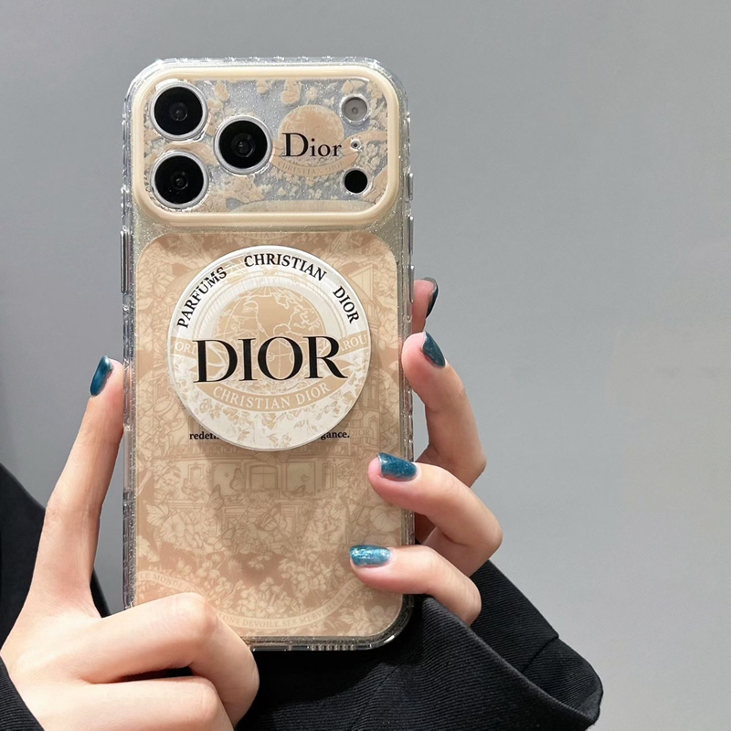 Dior アイフォン17pro max 16カバー スタンド可