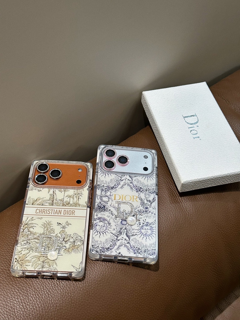 Dior アイフォン17 16 pro maxケース スクエア型