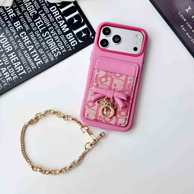 Dior ディオールiphone 18promax 18pro air 17 pro max ストラップ付き 