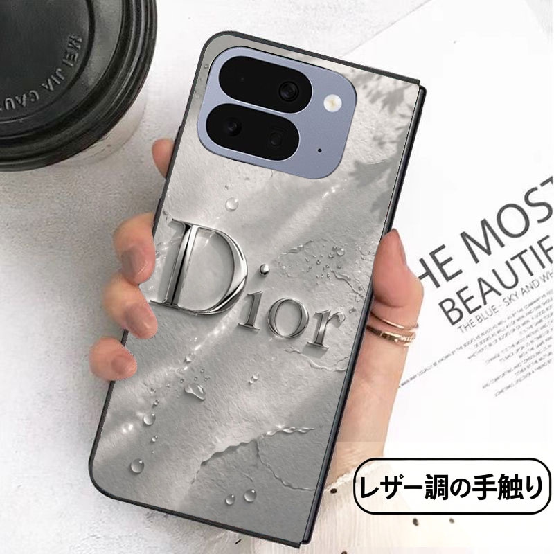 ディオール手帳型Galaxy Z flip4 5 6 7 8ケース