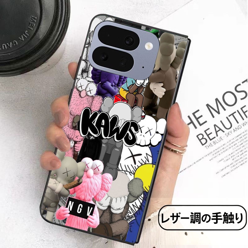 カウズGalaxy z flip fold 8 7カバー 流行り
