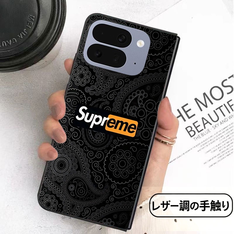 シュプリームiphone ultra 折り畳みカバー