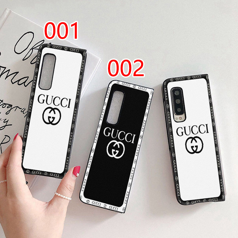 グッチハイブランドGalaxyZfoldケースシンプル