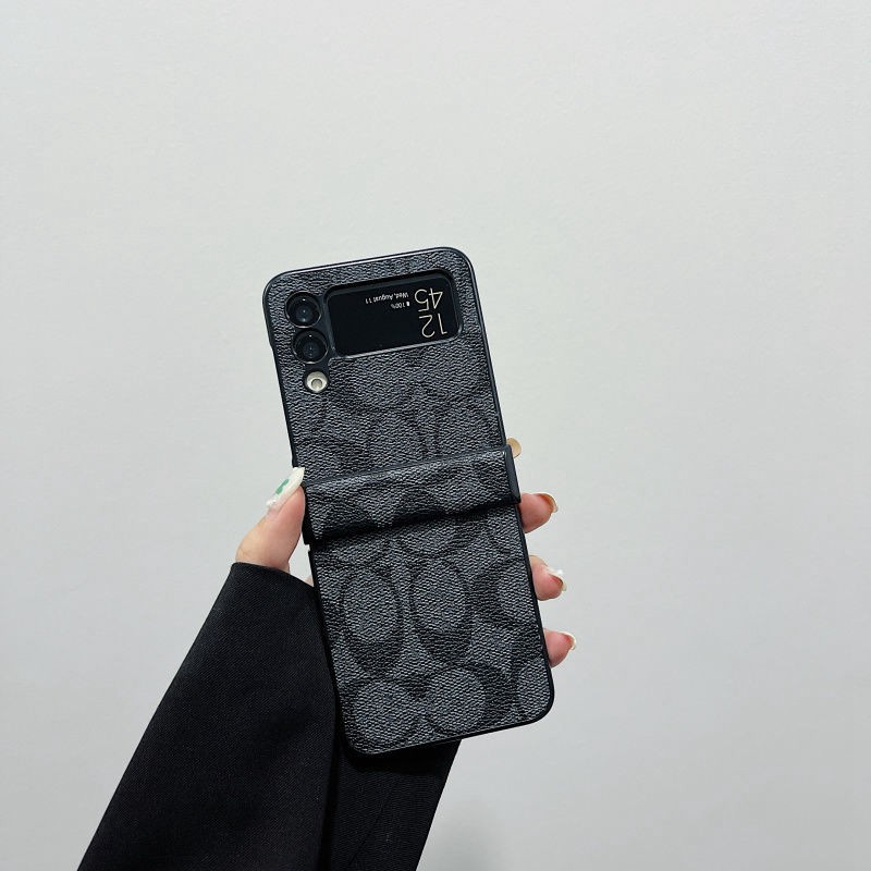 ブランドギャラクシーZFlip3カバーバーバリーチェック柄
