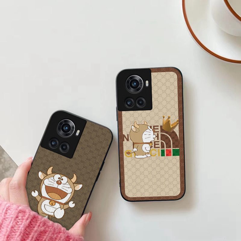 ザノースフェイス iphone14/14plus/14proカバーかわいいドラえもん柄