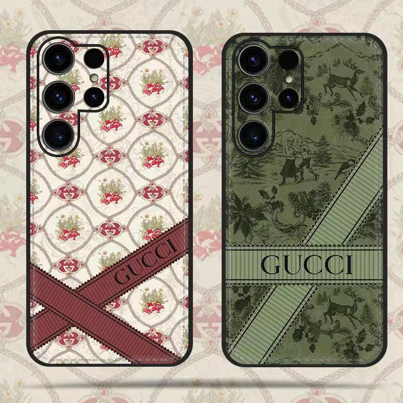 グッチgalaxy s23+s/23uケース カメラフルカバー