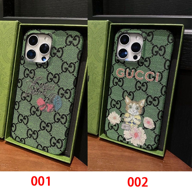 グッチiphone16pro/17 15plusカバー