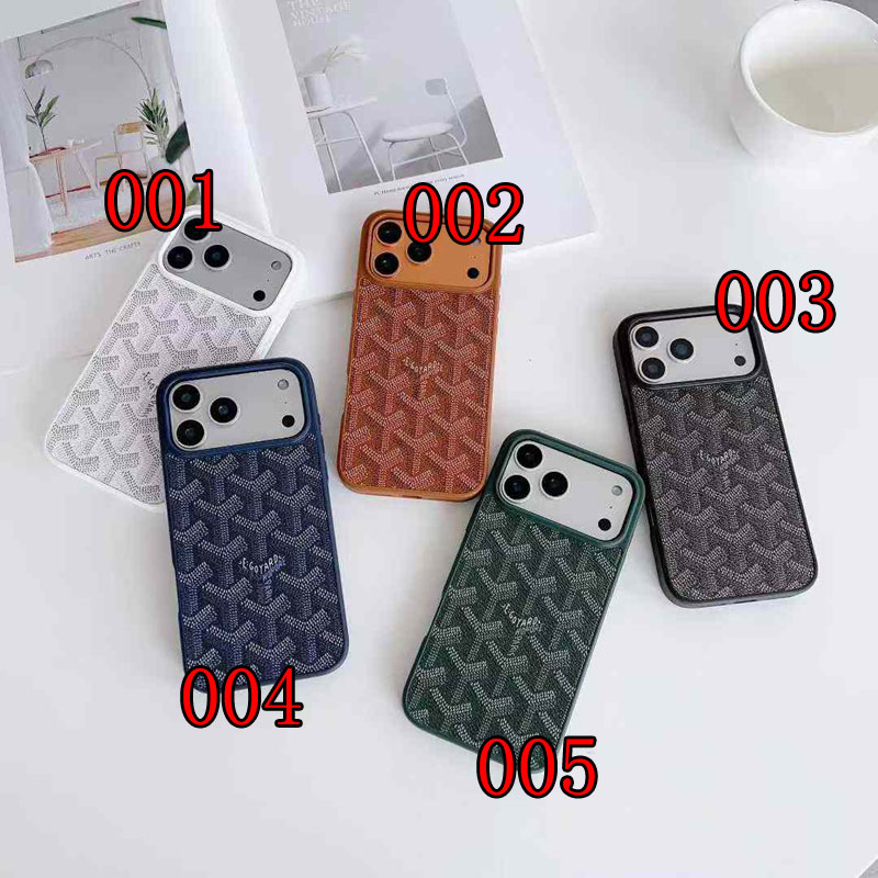 ゴヤールiphone 17 pro max 14 16 pro 15 plusケース