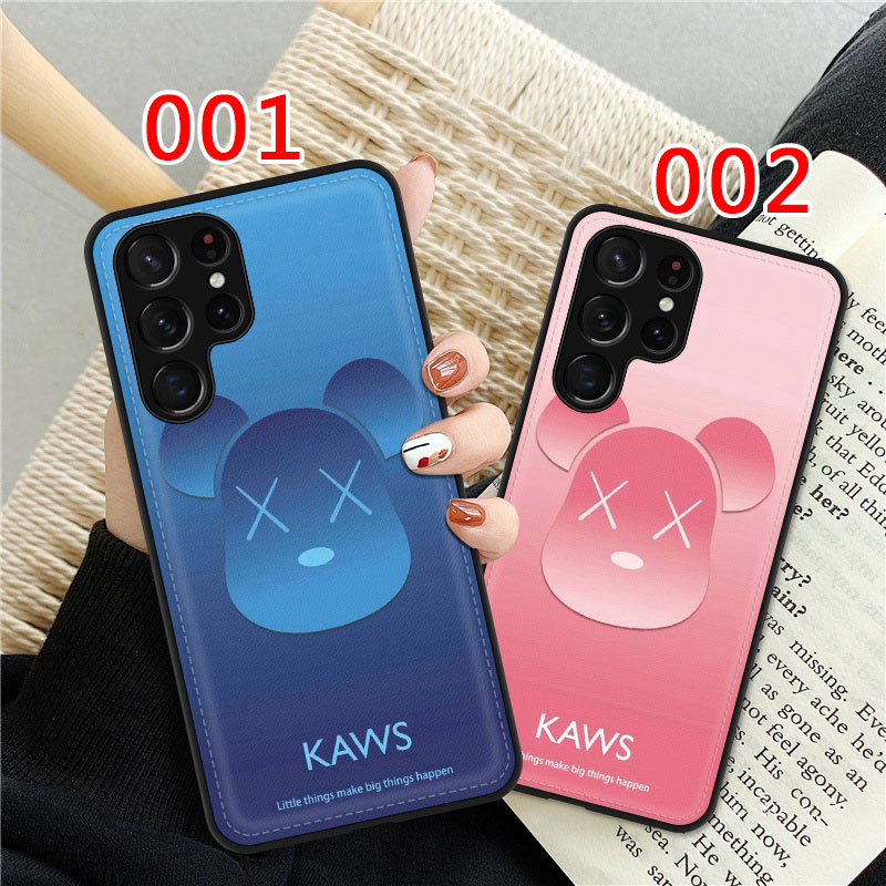 カウズブランドGalaxyS22ケースファッショングラデーション