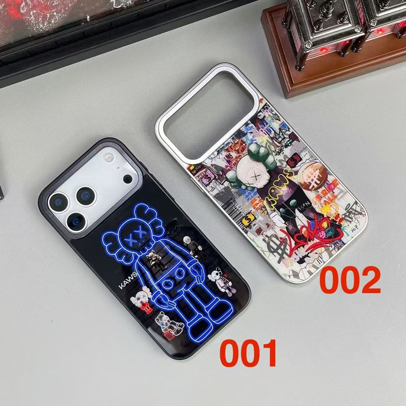 カウズiphone air 17 pro max 16 pro 15 plusケース