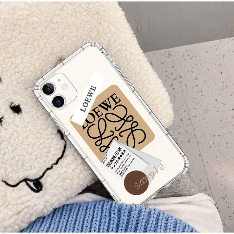 ロエベiphone14plus/14pro/14pro maxケース 半透明ソフトカバー