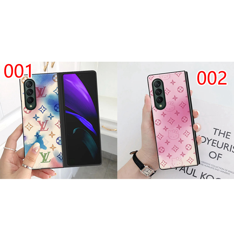 ルイヴィトンブランドGalaxyZfold3ケースファッション