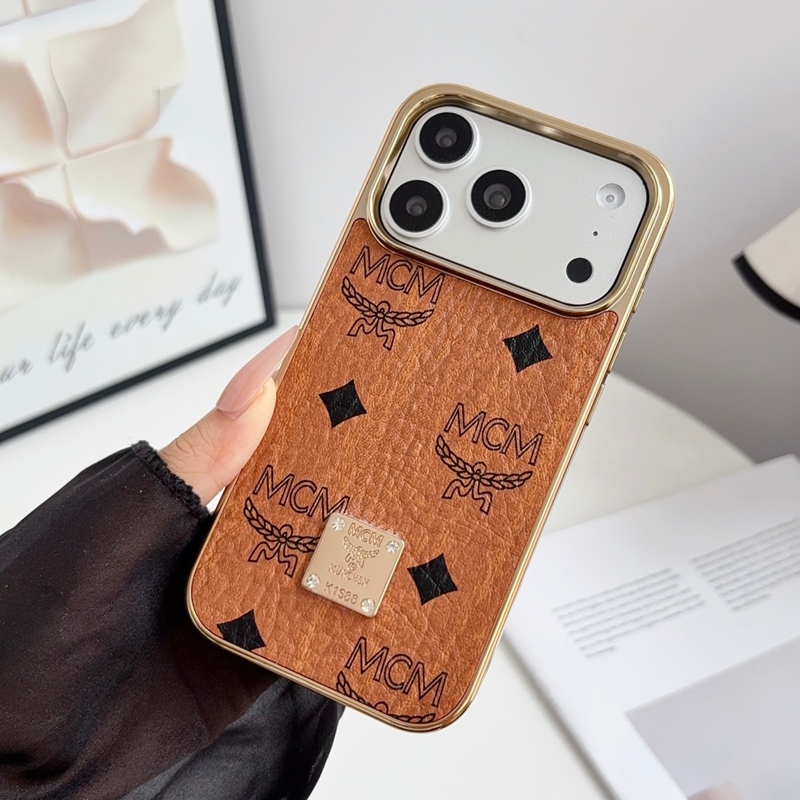 Mcm エムシーエムiphone 17 pro max 16 pro 15 plusケース ハイ