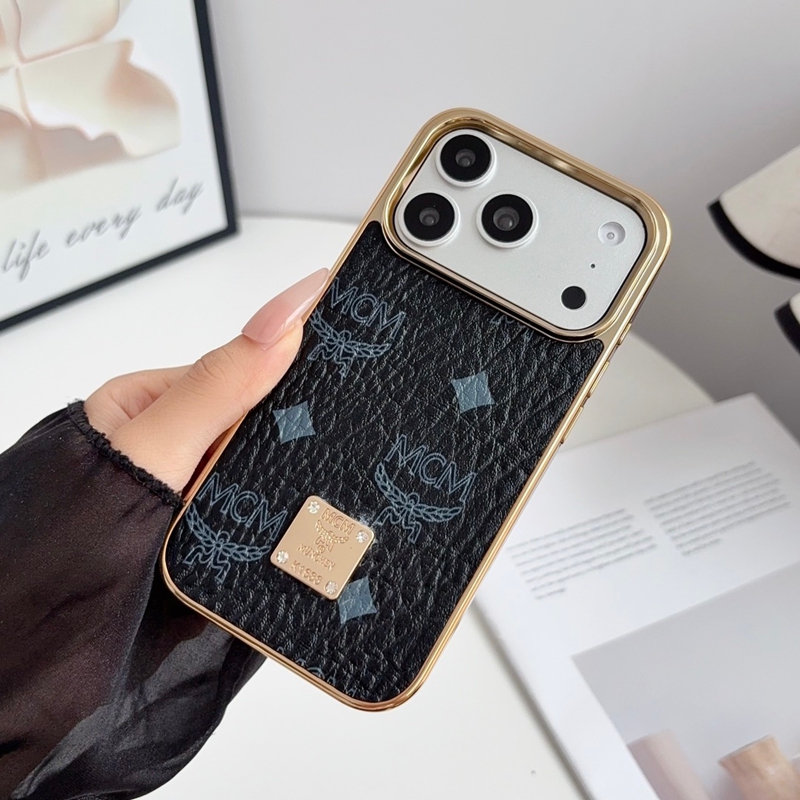 Mcm エムシーエムiphone 17 pro max 16 pro 15 plusケース ハイ