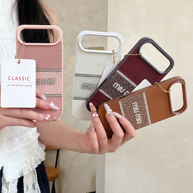  MiuMiuアイフォン17pro max/16 15 proケース