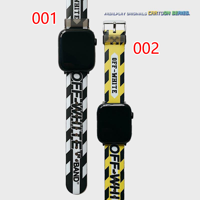 新品☆ Off-White アップルウォッチバンド 42／44／45mm | www 