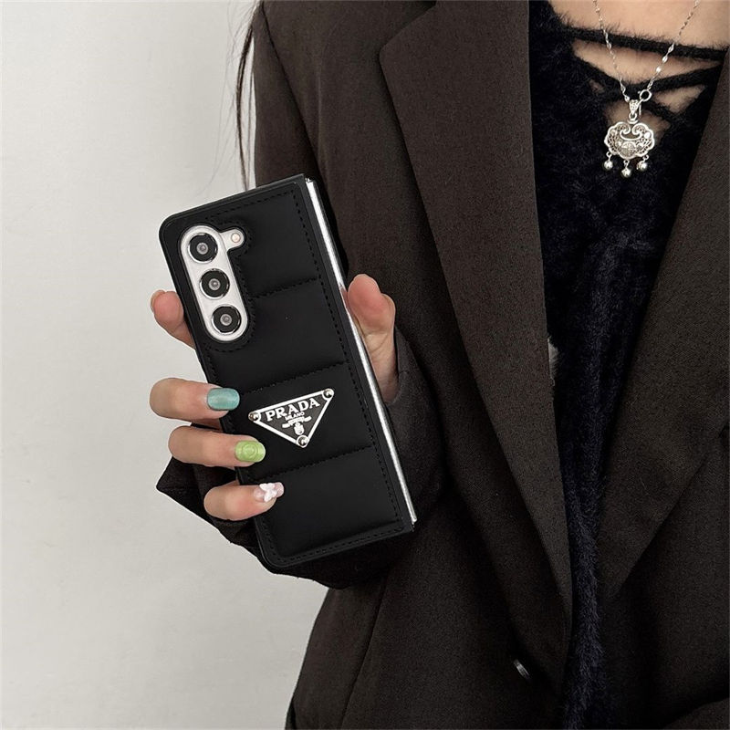 Prada プラダgalaxy zflip4 5 6ケースブランドgalaxy z fold6 5