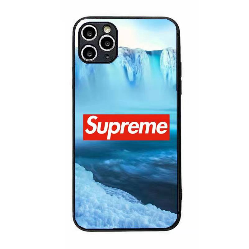 シュプリームiphone12/12mini/12pro/12promaxケース落下防止