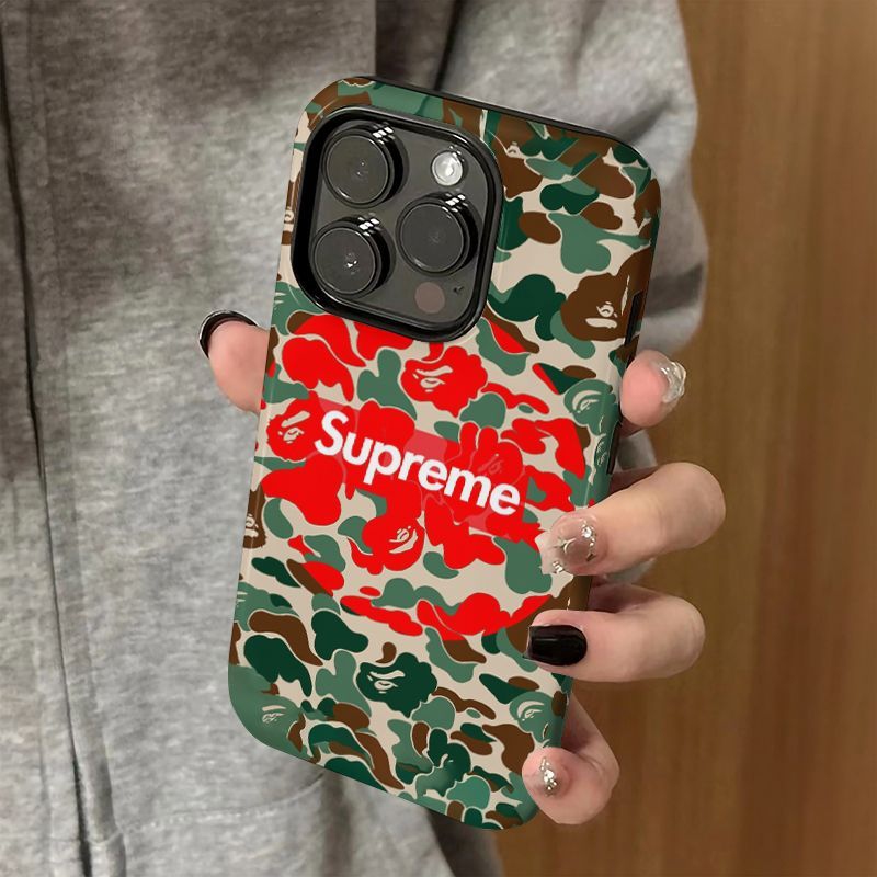 Supreme アイフォン18pro max 17e 16 15 14 ケース
