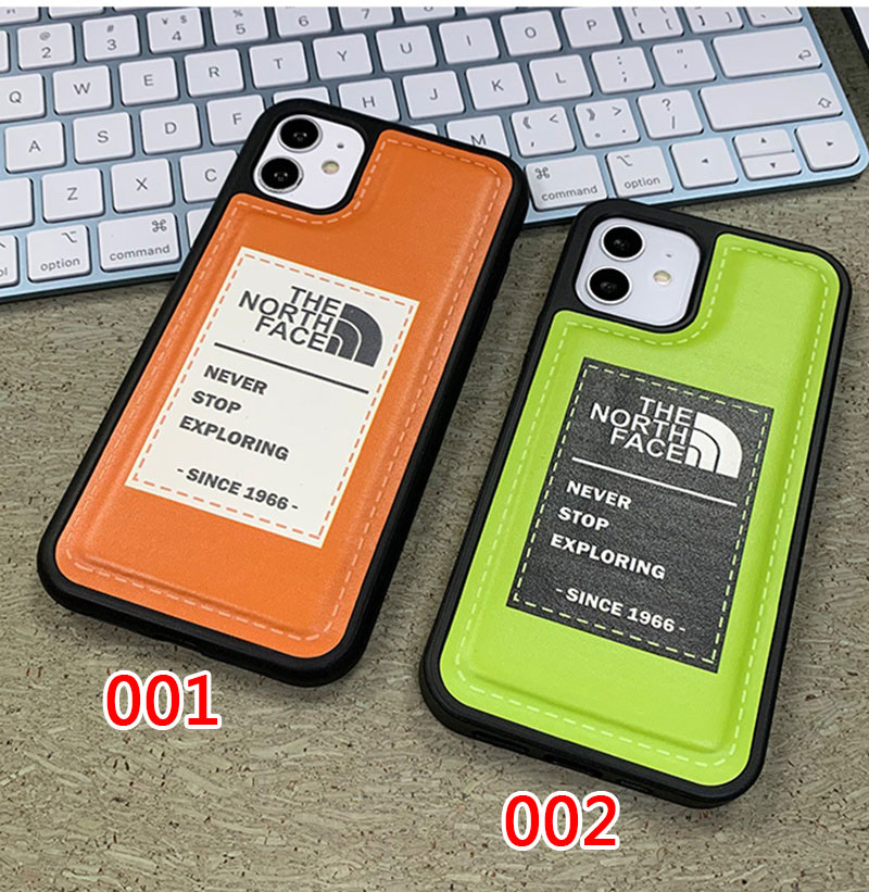 ハイブランドザノースフェイスiphone13ケース高品質レザー