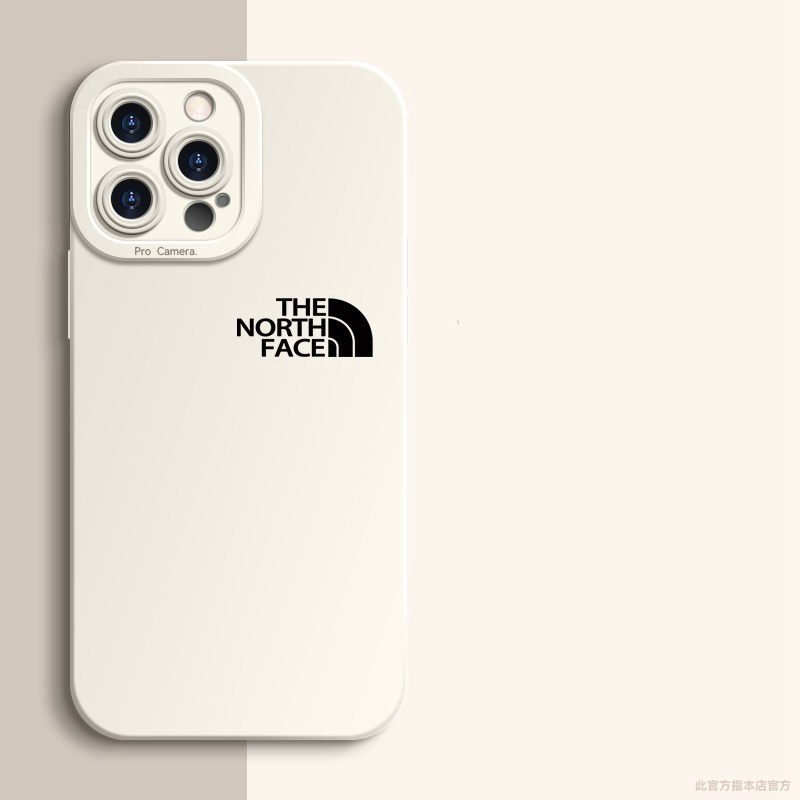 ザノースフェイスiphone14proケースブランドパロディシンプル