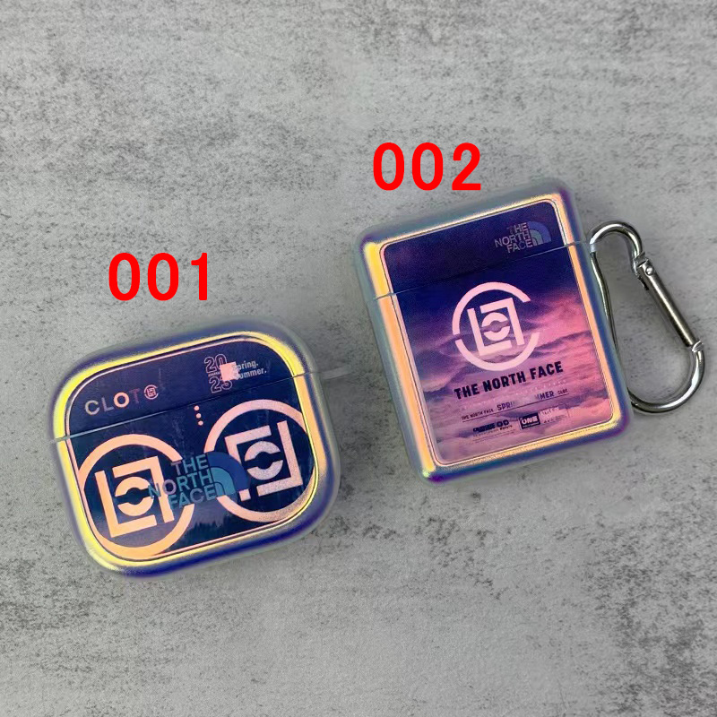 ザノースフェイスairpods pro2ケースハイブランド シリコン イヤホンカバー