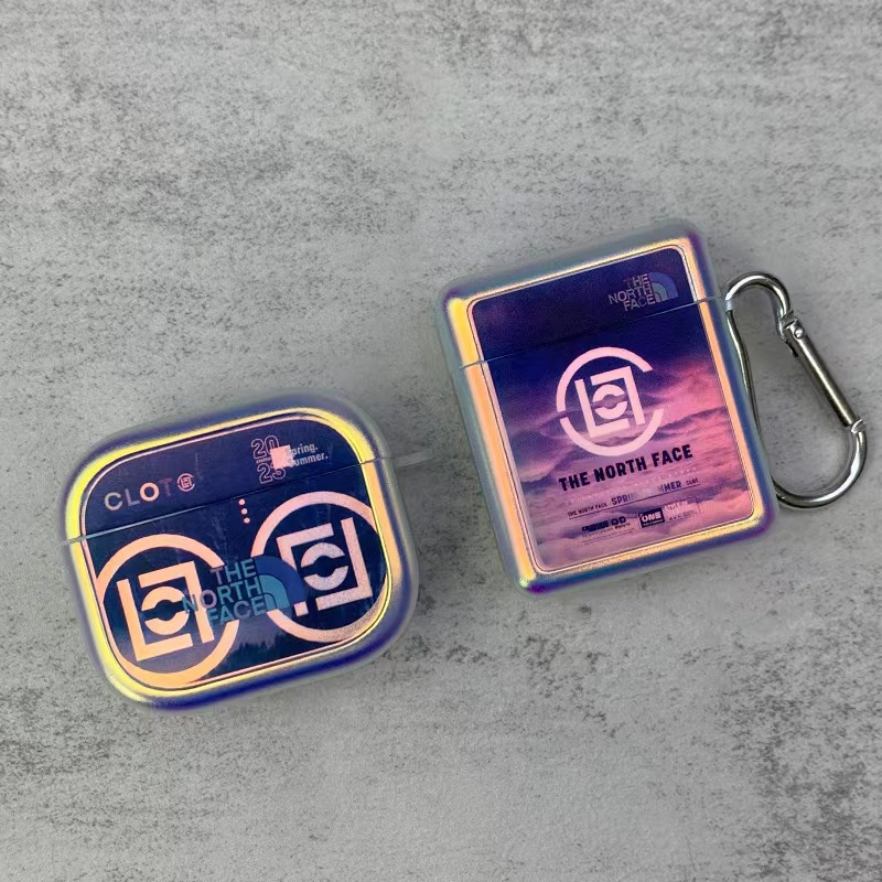 ザノースフェイスairpods 3ケース カラビナ付き