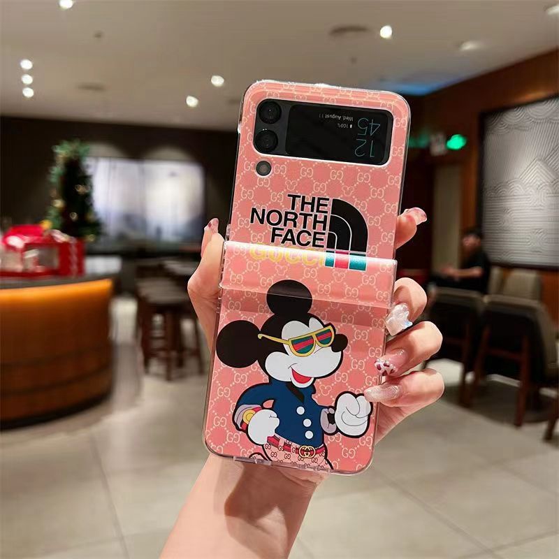ザ・ノース・フェイス THE NORTH FACE男女galaxy z flip5ケース手帳型 ディズニーブランドブランドギャラクシーZ