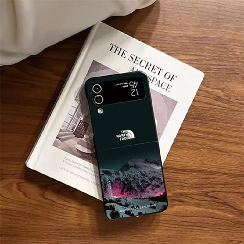 ザ・ノース・フェイス THE NORTH FACE男女galaxy z flip5ケースブランドGalaxyカバー高品質手帳型Galaxy Zflip4ケースブランド