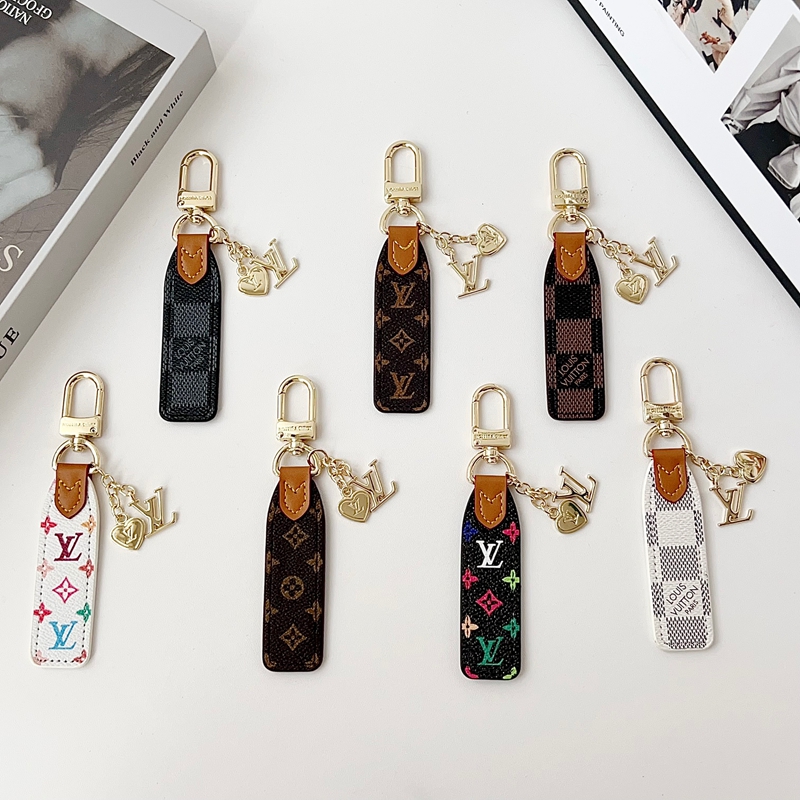 ルイヴィトン革キーチェーン
