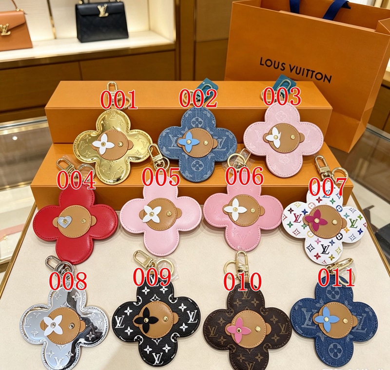 LVヴィヴィエンヌ太陽花デザインキーホルダー