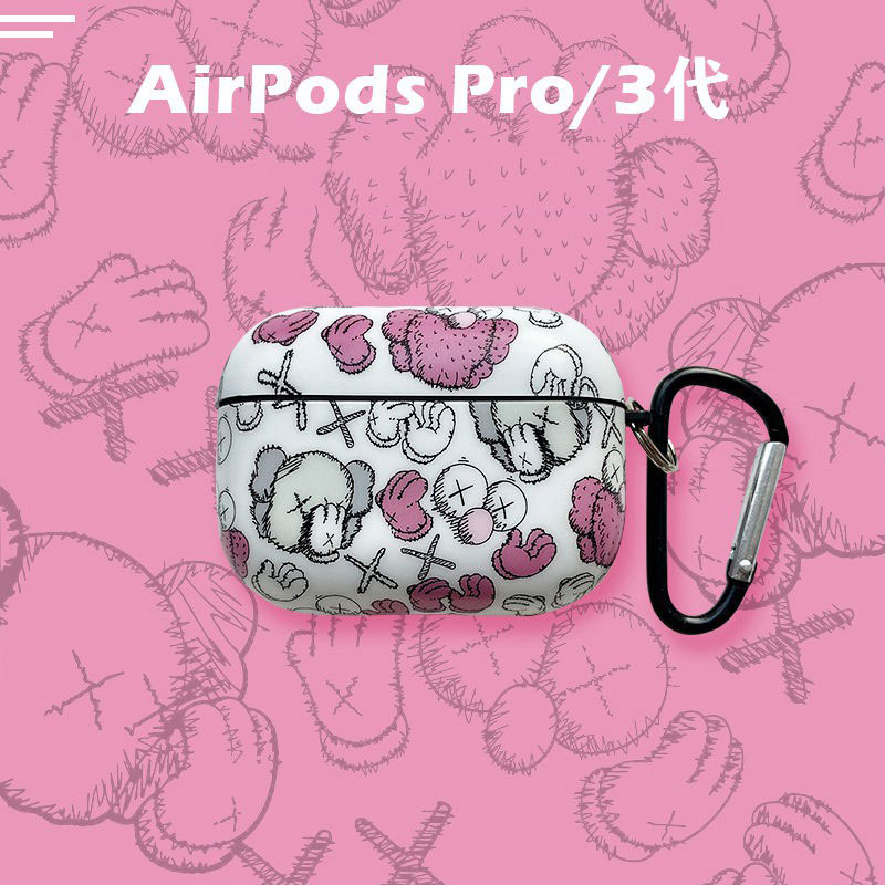 防塵可愛い風Air Pods Proケースkaws保護