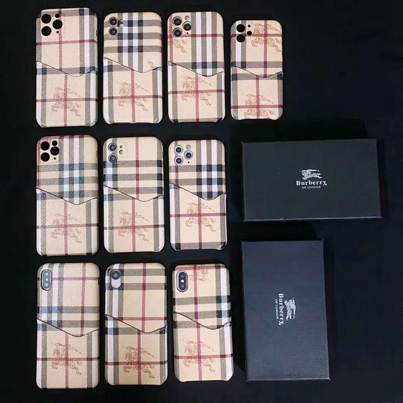  burberryブランド iphone11/8plus/se2ケース